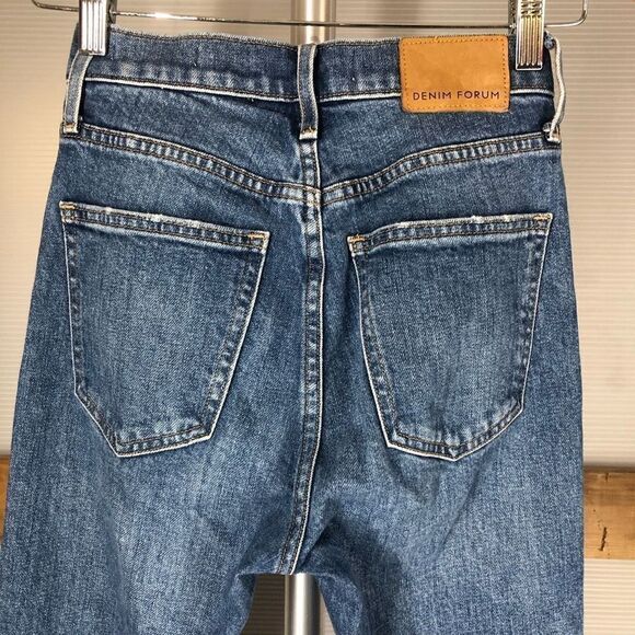 DENIM FORUM The Yoko High Rise‎ Slim Jeans Sz 23 - Picture 7 of 8